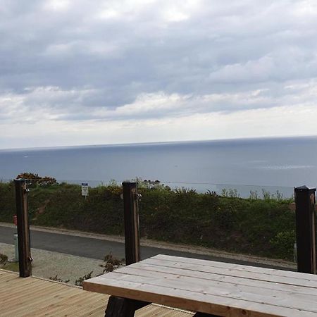 Sunset Sea View Chalet With Hot Tub ทอร์พอยท์ ภายนอก รูปภาพ